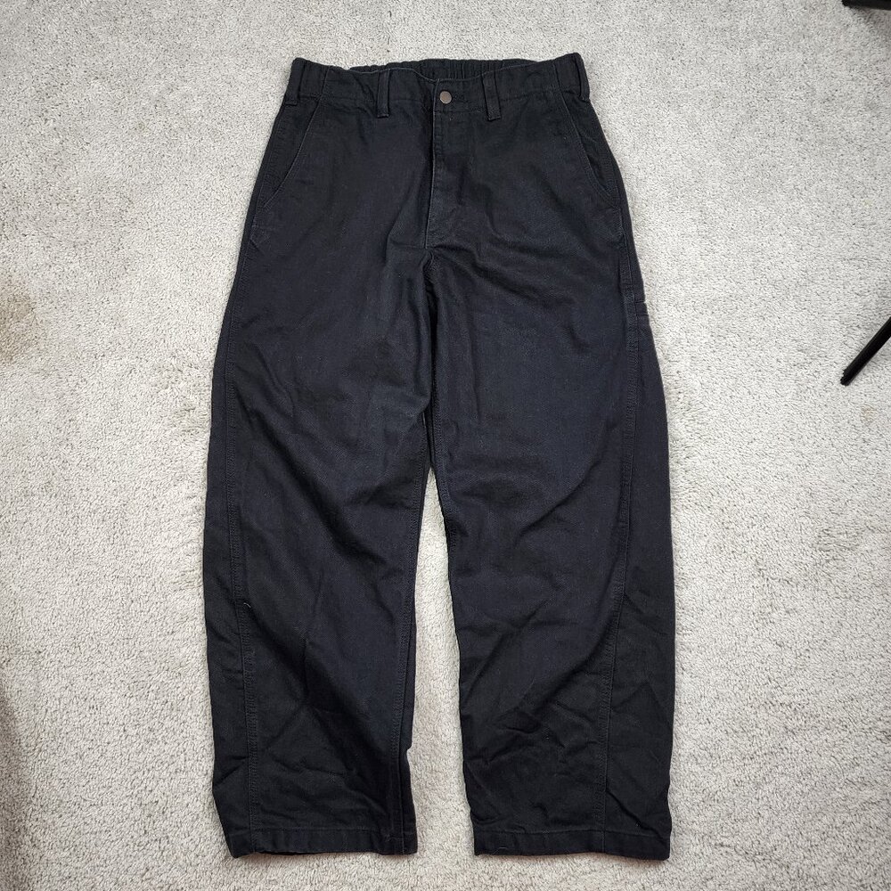 Gu USA Wide Black Pants Men’s Size Large 30x28 L Stretch Casual Gorpcore CLean